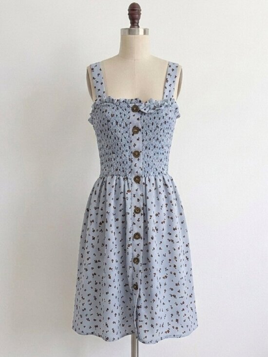 Sienna Sky Dresses & Skirts - Cottagecore Mini Dress Spring Summer Fairy Picnic Floral